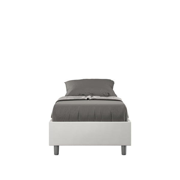sconto Letto Singolo Azelia Bianco Varie Misure
