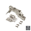 Cerniera a Scodellino 35 mm Collo Alto Chiusura Ammortizzata 165º con Basetta 10 Pezzi Emuca