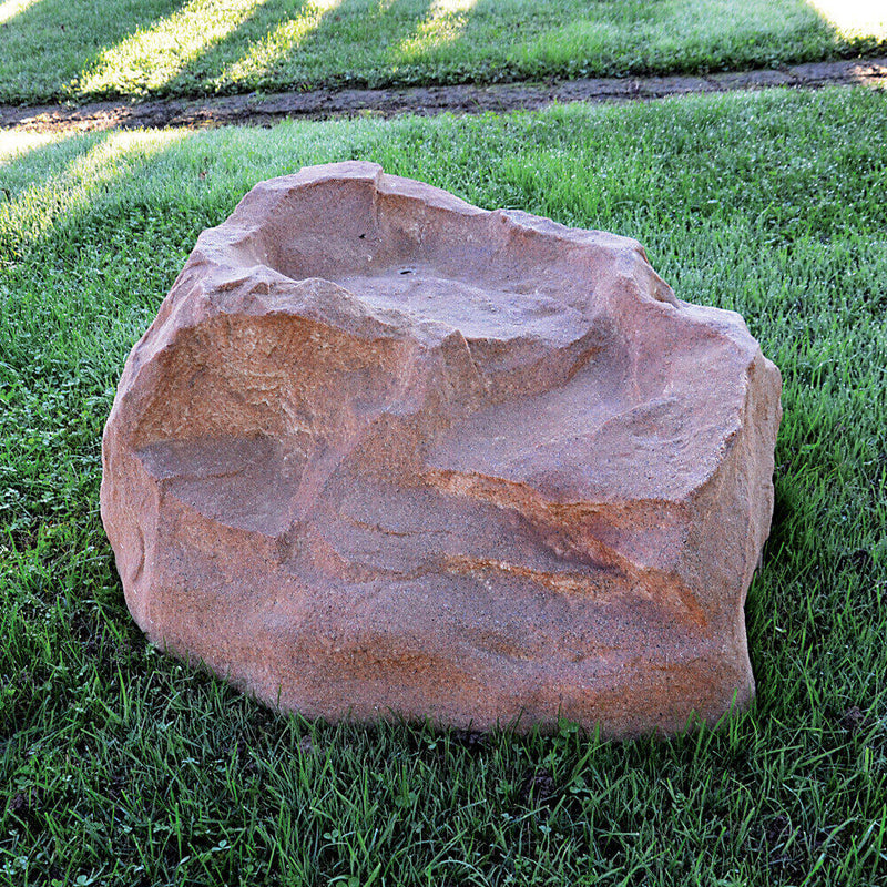 Roccia Artificiale Decorativa da Giardino 90x75x54 cm in Vetroresina