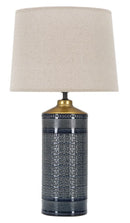 Lampada da Tavolo Graphs dark 30x55x30 cm in Ceramica Multicolor