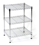 Scaffale in Acciaio Cromato 3 Ripiani 45x35x61 cm Fumer