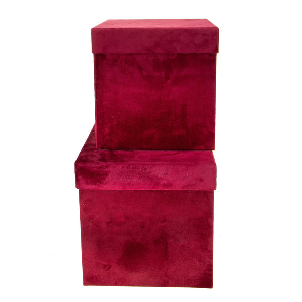 Set 2 Scatole Quadrate in Velluto H 265 cm prezzo