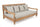 Divano Letto da Esterno Daybed 190x112x81h cm con Cuscini Bali Natural Fsc