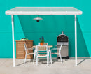 Pergola da Giardino 4,25x3,5m in Alluminio con Copertura in Policarbonato Kraus Edera