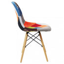 Sedia 53x47x82 h cm in Legno Patchwork