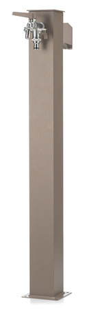 Fontana da Giardino con Doppio Rubinetto Belfer 42/QRR Tortora