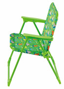 Set 4 Sedie Mare Spiaggine Pieghevoli per Bambini Soriani Oxford Dinosauri