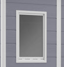 Casetta da Giardino Porta Attrezzi 183,5x185x200 cmin Resina Effetto Legno Keter Manor Pent 6x6 Grigia