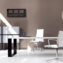 Orologio Digitale da Parete 36x16x3 cm a LED con Calendario e Temperatura