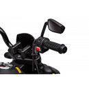 Moto Elettrica per Bambini Aprilia RX-125 Small 12V Cross Sedili In Pelle Luci Led Bluetooth Sospensioni a Molla Giallo