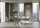 Tavolo Allungabile 140-244x90x77 cm Volantis Noce Telaio 4A 
