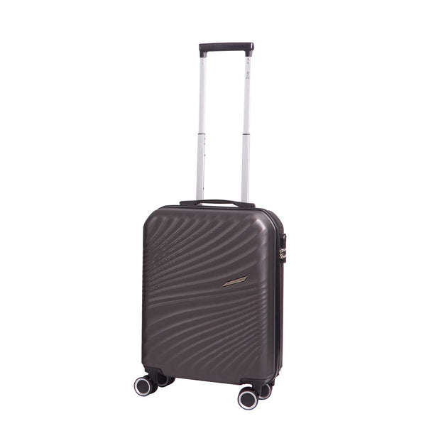 prezzo Trolley Valigia Bagaglio a Mano Rigido 4 Ruote con Combinazione in ABS Ravizzoni Amalfi Grigio