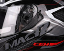 Casco Integrale per Scooter Visiera Lunga CGM Tampere Mach 2 316G Nero Varie Misure