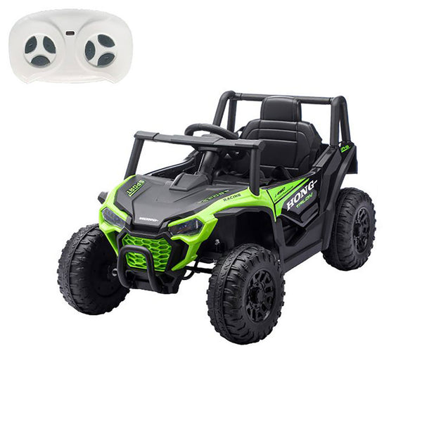 prezzo Macchina Elettrica per Bambini Buggy Adventure 2 Motori da 25W con Telecomando Luci e Suoni Verde