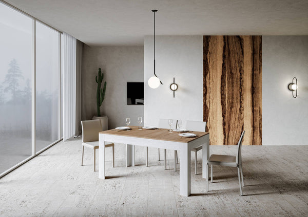 Tavolo Allungabile 160-220x90x77 cm Bibi Mix Quercia prezzo