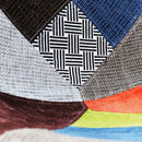 Sedia 53x47x82 h cm in Legno Patchwork