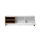 Porta TV Menorca 56A bianco rovere naturale 149,6x35x50 h