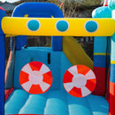 Castello Giostra Gonfiabile 265x260x200 cm in con Pompa Inclusa