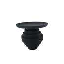 Tavolino Ø 40x35 cm Alka in Acciaio Nero