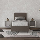 Letto Singolo Adele Cappuccino Varie Misure