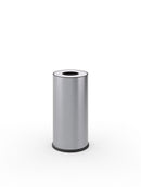 Pattumiera a Bidone Ø 35x71 cm 1 Scomparto 70 L in Acciaio Inox Satinato
