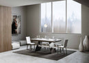 Tavolo Allungabile 160-264x90x77 cm Baita Evolution Bianco Frassino