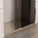 Porta Parete Doccia 1 Anta Scorrevole in Cristallo Fumè 8mm H195 Bonussi Livia Varie Misure