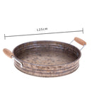 Set 2 Vassoi con Manici 25 cm 