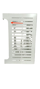 Copri Condizionatore 96x52x82 cm in Alluminio Classic L Bianco Seconda Scelta