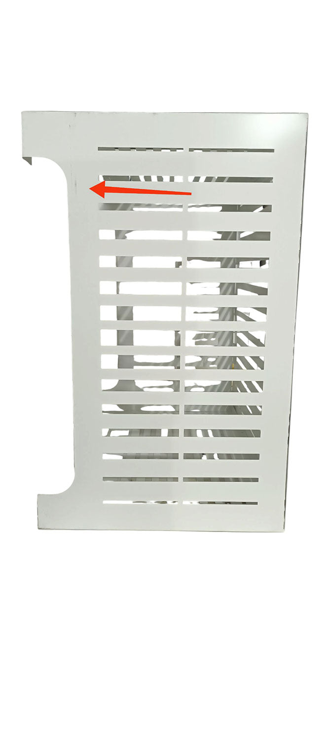 Copri Condizionatore 96x52x82 cm in Alluminio Classic L Bianco Seconda Scelta