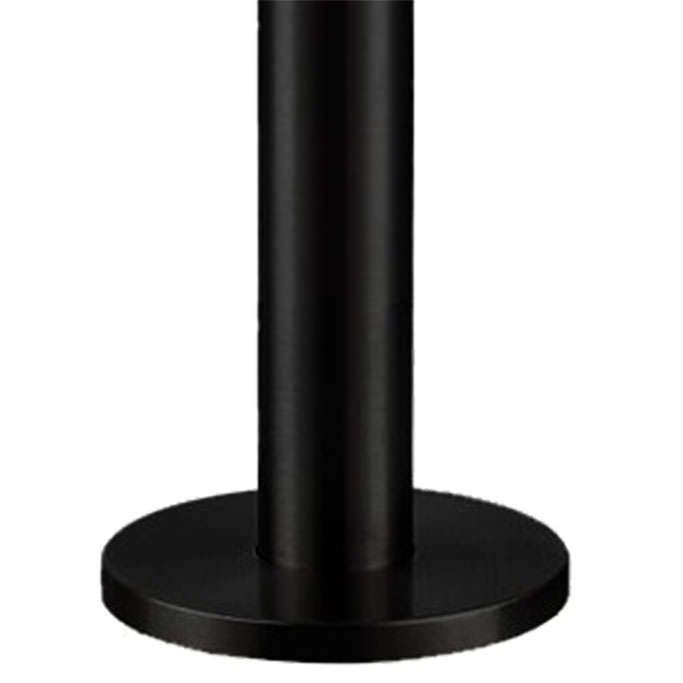 Doccia da Giardino 221x18x56 cm con Doccetta Sined Budoni Nero satinato