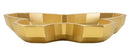 Svuotatasche Butterfly 20,5x17,5x3 cm in Resina Oro      
