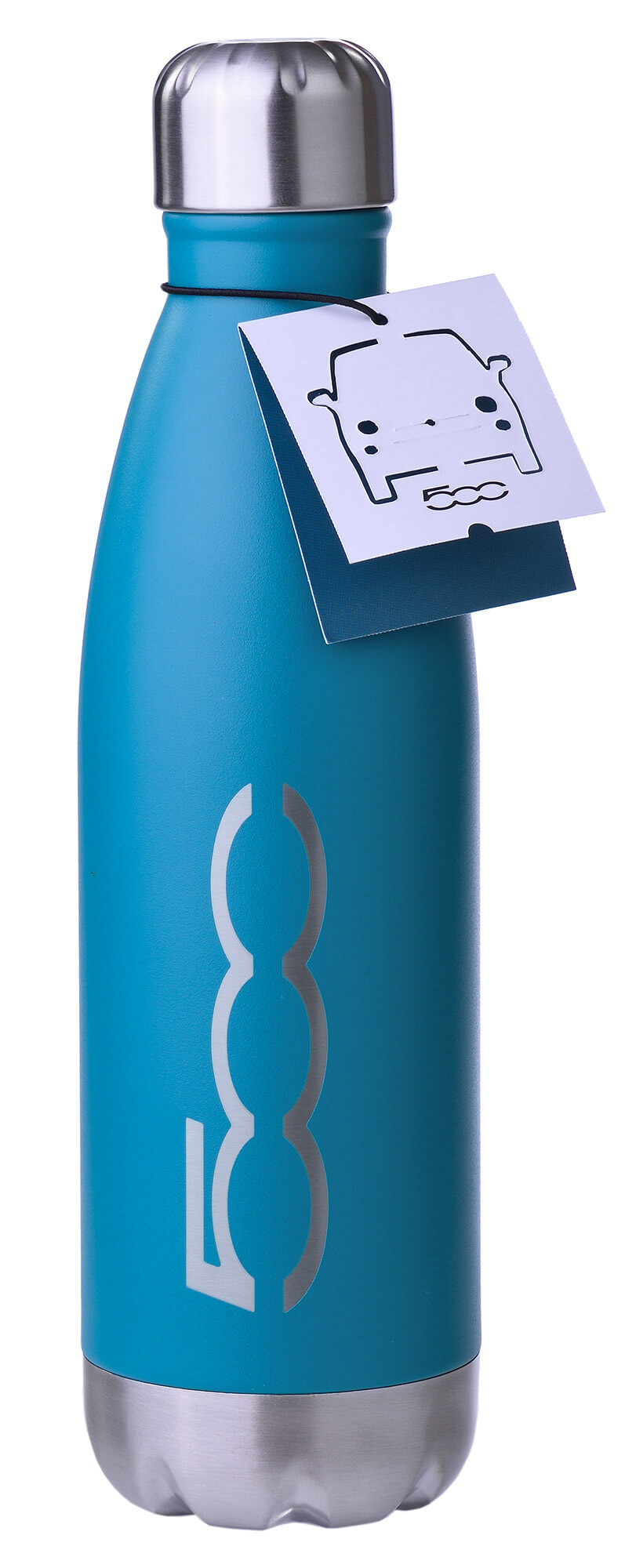 Borraccia Termica 500 ml con Coperchio in Acciaio Fiat Blu