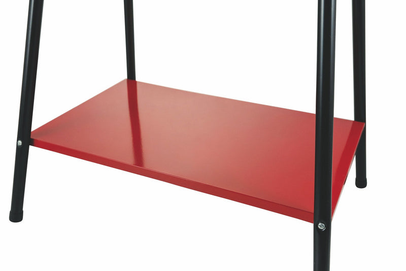 Barbecue a Carbone Carbonella Rettangolare 58x38 cm Soriani Sun-day Rosso