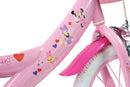 Bicicletta per Bambine 14" Disney Minnie Freni Caliper e Stabilizzatori in Acciaio Hi-Ten Rosa