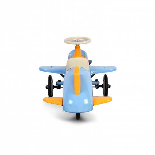 Auto Cavalcabile Aeroplano Vintage per Bambini Baghera Speedster Sky Blu