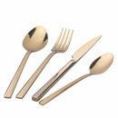Servizio Set di Posate 24 Pezzi in Acciaio Inossidabile 18/8 VdE Tivoli 1996 Luxury Oro
