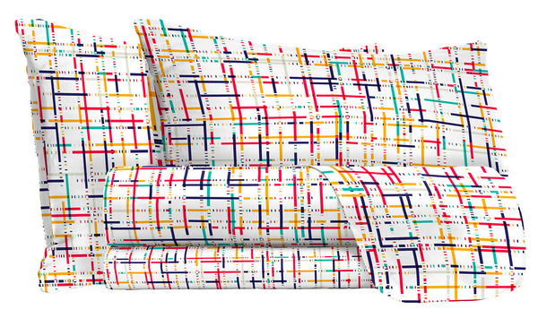 acquista Set Lenzuola Sopra Sotto e Federe in Microfibra Snake World Varie Misure