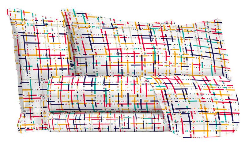 Set Lenzuola Sopra Sotto e Federe in Microfibra Snake World Varie Misure