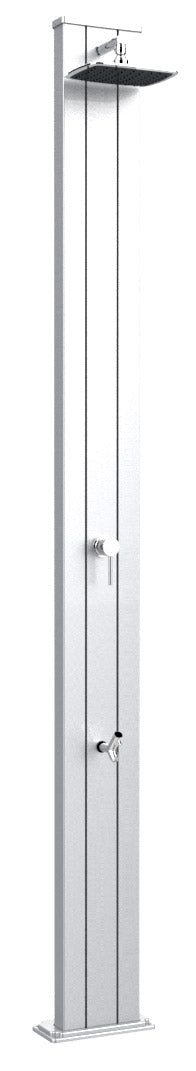 Doccia Solare da Esterno Giardino 30L Miscelatore e Lavapiedi Arkema Spring S Inox Paint acquista