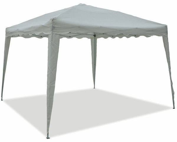 Gazebo da Giardino in Alluminio Richiudibile 3x3m Soriani Tenerè Bianco sconto