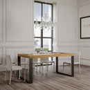 Tavolo Allungabile 180-440x90x77 cm Tecno Quercia Naturale