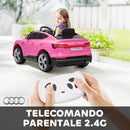 Macchina Elettrica per Bambini 12V con Telecomando Luci e Musica Rosa      
