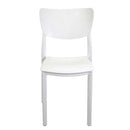 Sedia 44x53xh84 cm in Polipropilene Damla Bianco