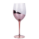 Set 4 Calici Chic Metallic Finish in Vetro VdE Tivoli 1996 
