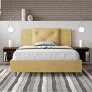 Letto Matrimoniale Appia Ocra Varie Misure