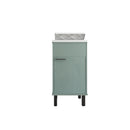 Mobile Lavatoio Smeraldo 45x50x85 cm con Vasca in PP Struttura in PVC Verde Scuro   