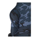 Sedia da Gaming 51x52x73 cm Lidya mimetica blu