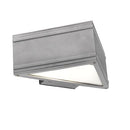 Lampada Applique Orizzontale Colore Alluminio per Esterno Linea Three Livos