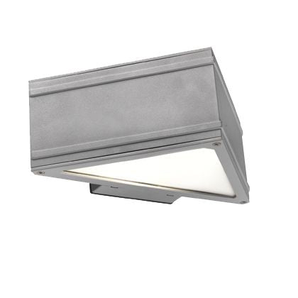 Lampada Applique Orizzontale Colore Alluminio per Esterno Linea Three Livos